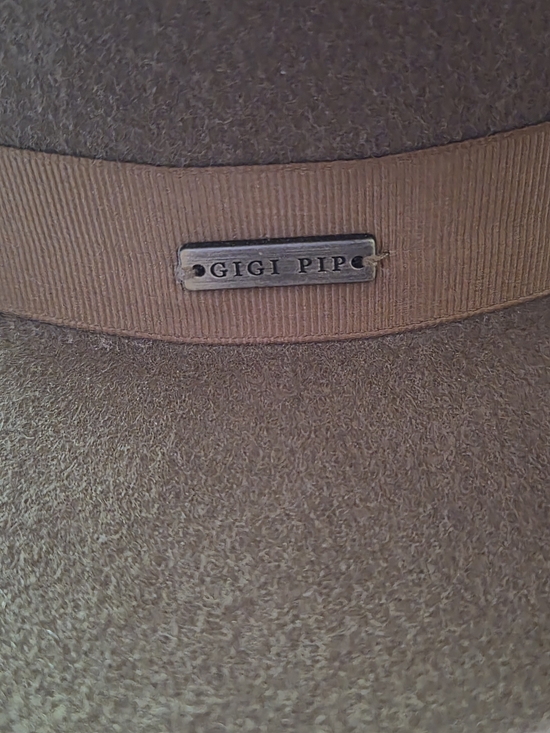 GIGI PIP Tan Wool Felt Monroe Rancher Hat with Black Lining main image 4